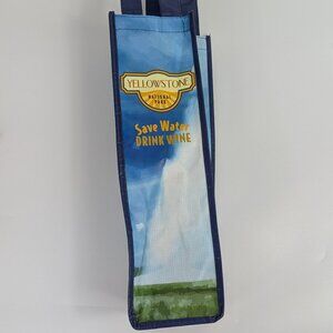 Yellowstone National Parks Reusable Wine Bottle Tote Bag Holder
